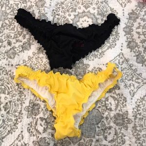 2 VS Brazilian cheeky swimsuit bottoms